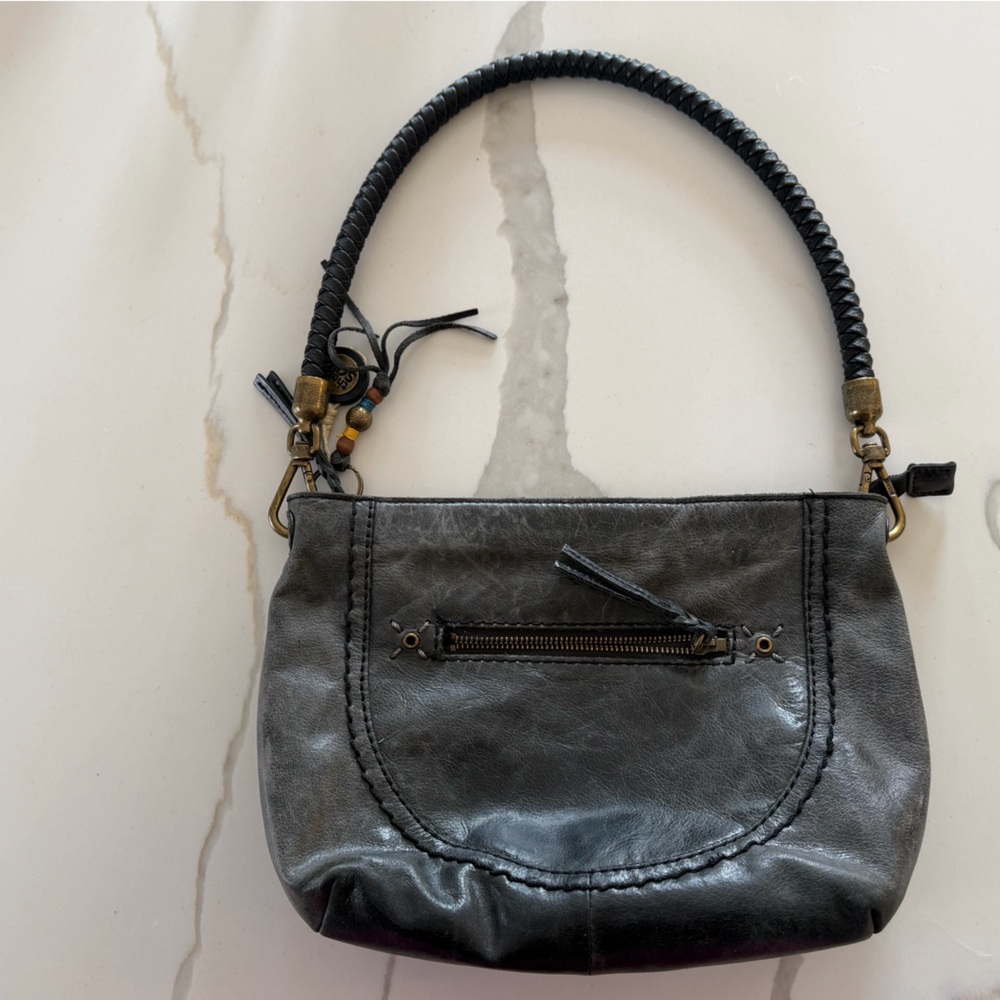 The Sak Indio Demi Leather Shoulder Bag EXCELLENT condition braid boho strap